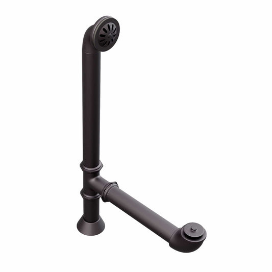 Cambridge Modern Lift & Turn Tub Drain with Overflow Assembly-Oil Rubbed Bronze CAM1900LTB-ORB