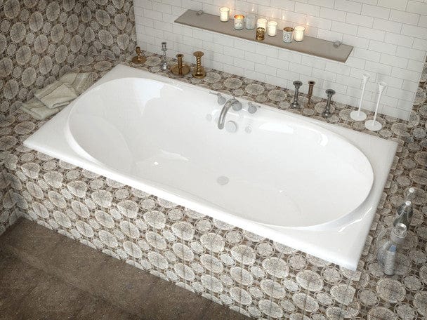 Atlantis Whirlpools Whisper 36 x 72 Rectangular Soaking Bathtub 3672W