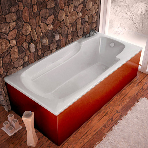 Atlantis Whirlpools Eros 36 x 72 Rectangular Soaking Bathtub 3672E