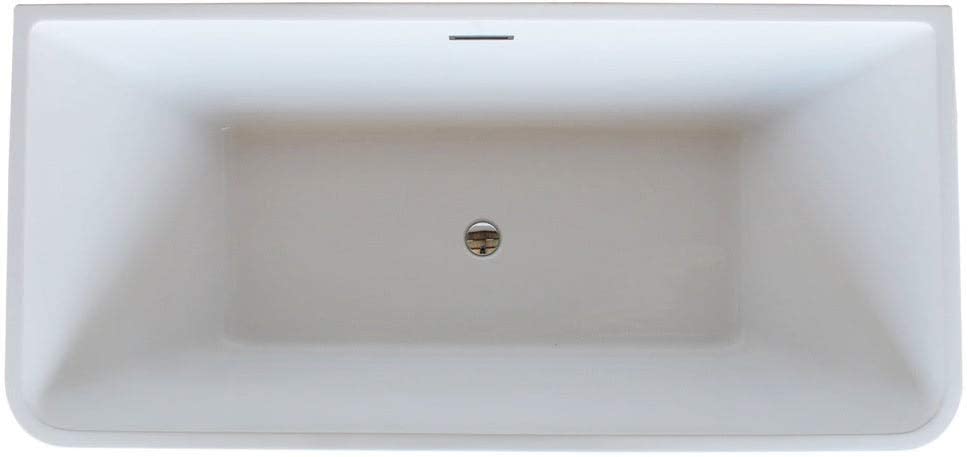 Atlantis Whirlpools Lyvia 32 x 67 Rectangle Acrylic Freestanding Bathtub 6731LYSXCWXX