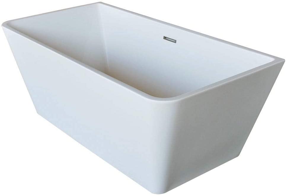 Atlantis Whirlpools Lyvia 32 x 67 Rectangle Acrylic Freestanding Bathtub 6731LYSXCWXX