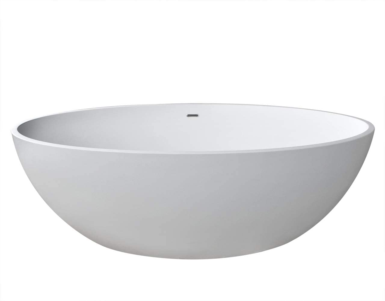 Atlantis Whirlpools Marquis 37 x 67 Artificial Stone Freestanding Bathtub 6736MQSXCWXX