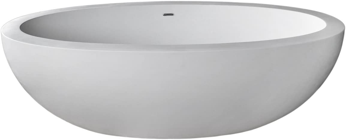 Atlantis Whirlpools Indulgence 41 x 70 Oval Whirlpool Jetted Bathtub 7541CBSXCWXX