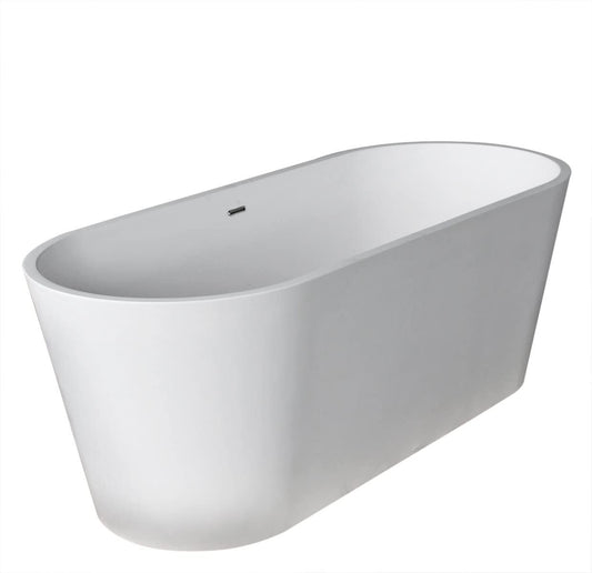 Atlantis Whirlpools Leith 28 x 67 Artificial Stone Freestanding Bathtub 6728LHSXCWXX