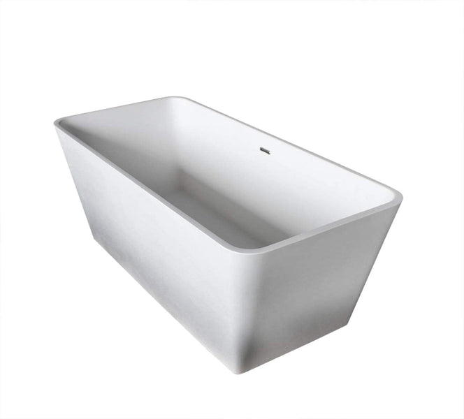 Atlantis Whirlpools Bealey 27 x 60 Artificial Stone Freestanding Bathtub 5927BLSXCWXX