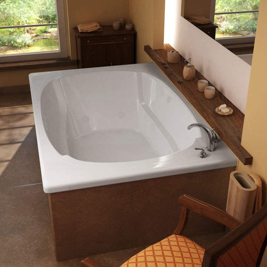 Atlantis Whirlpools Charleston 48 x 78 Rectangular Whirlpool Jetted Bathtub 4878CWR