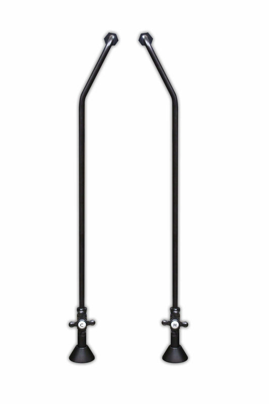 Clawfoot Tub Wall Mount Supply Lines-Oil Rubbed Bronze