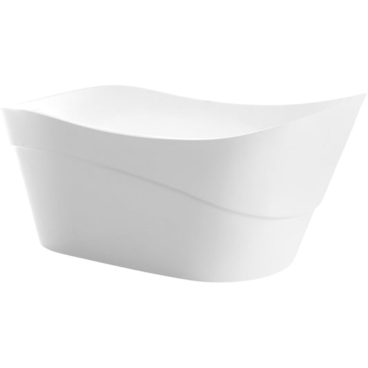 Anzzi Brand FTAZ094-T065 Kahl 67 in. Acrylic Flatbottom Non-Whirlpool Bathtub with Talos 2-piece 1.6 GPF Single Flush Toilet