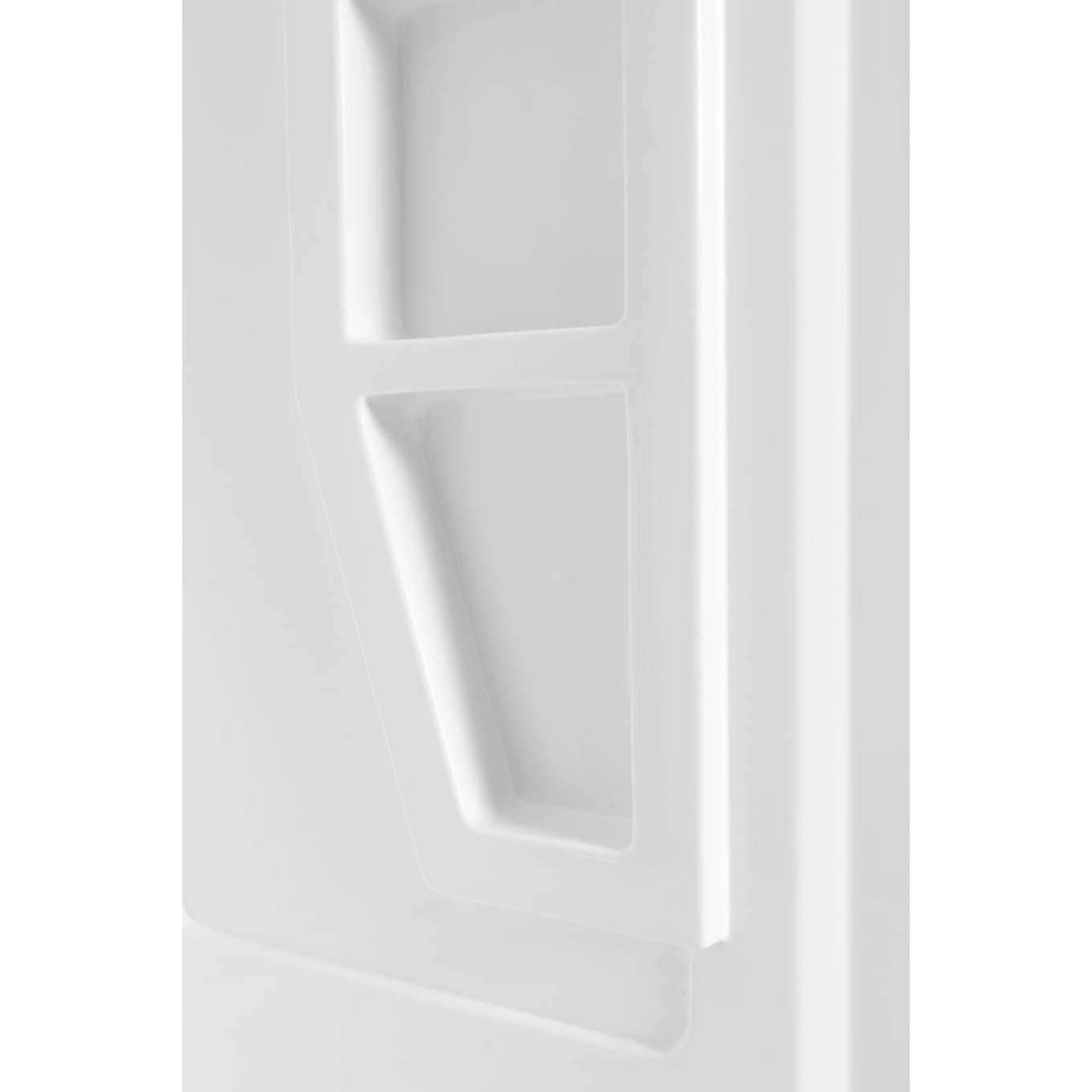 Anzzi SW-AZ006WH Gradient 36 in. x 36 in. x 74 in. 2-piece DIY Friendly Corner Shower Surround in White