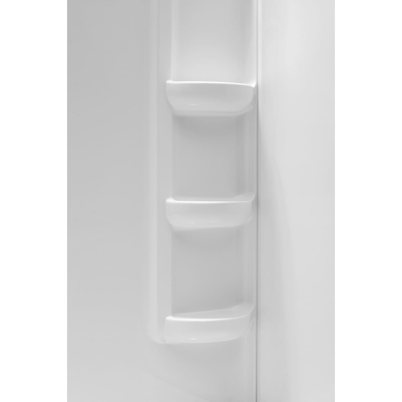 Anzzi Sharman 36 x 36 x 74 2-Piece DIY Friendly Corner Shower Surround in White - SW-AZ8073