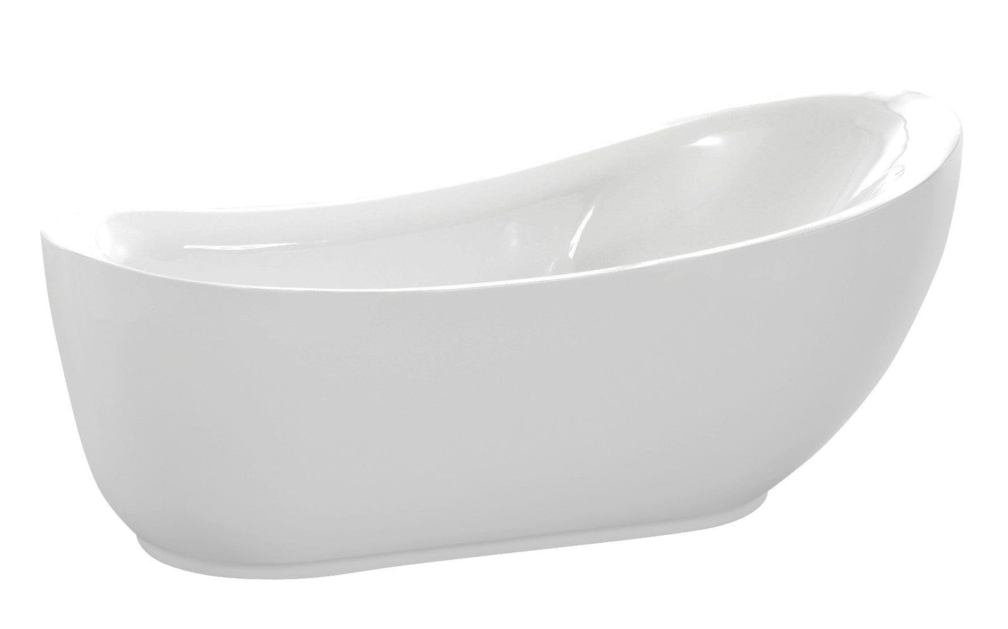 Anzzi Brand FT-AZ090 Talyah Series 5.92 ft. Freestanding Bathtub in White