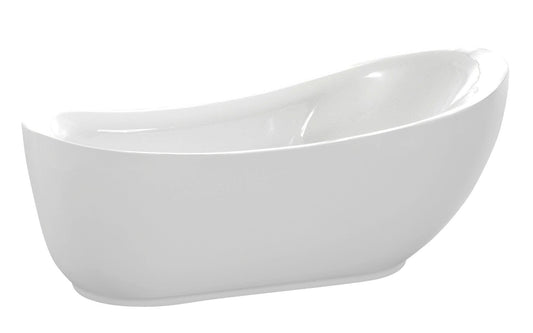 Anzzi Brand FT-AZ090 Talyah Series 5.92 ft. Freestanding Bathtub in White