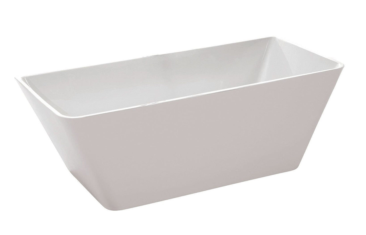 Anzzi Brand FT-AZ099 Zenith Series 5.58 ft. Freestanding Bathtub in White