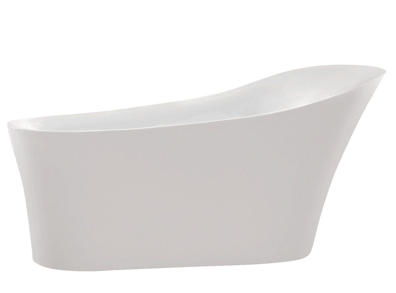 Anzzi Brand FT-AZ092 Maple Series 5.58 ft. Freestanding Bathtub in White