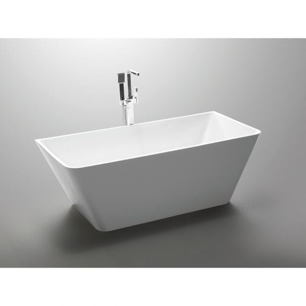 Anzzi Brand FT-AZ099 Zenith Series 5.58 ft. Freestanding Bathtub in White