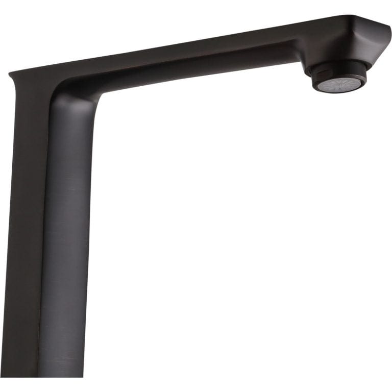 Anzzi Brand FR-AZ102ORB Shore 3-Handle Deck-Mount Roman Tub Faucet with Handheld Sprayer in Oil Rubbed Bronze