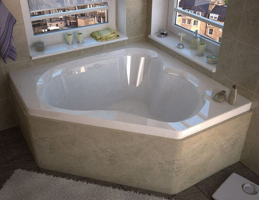 Atlantis Whirlpools Cascade 60 x 60 Corner Soaking Bathtub 6060C