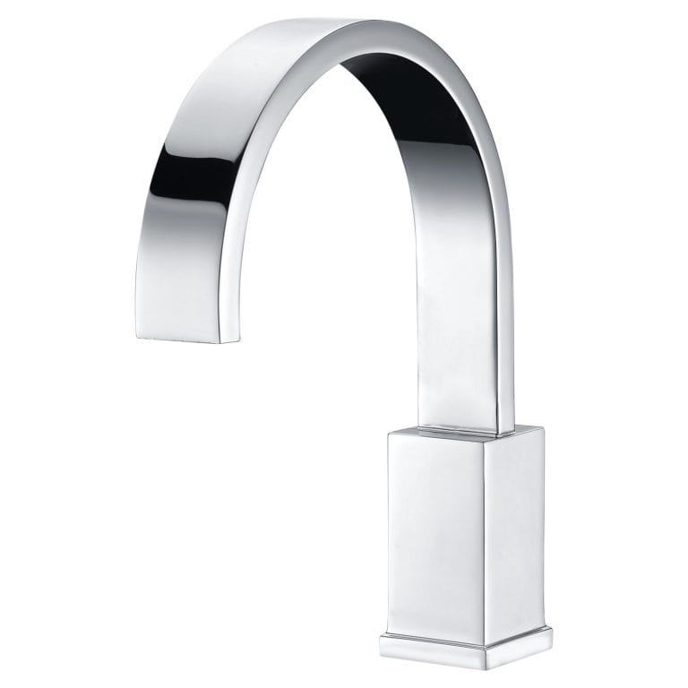 Anzzi Brand FR-AZ473 Nite Series Single-Handle Deck-Mount Roman Tub Faucet with Handheld Sprayer in Polished Chrome