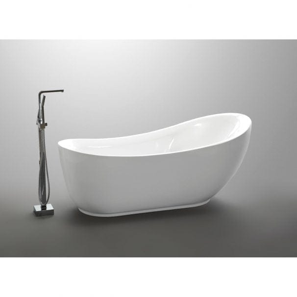 Anzzi Brand FT-AZ090 Talyah Series 5.92 ft. Freestanding Bathtub in White