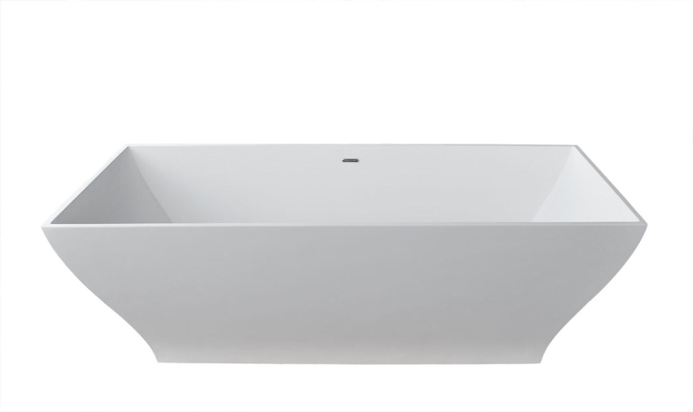 Atlantis Whirlpools Blythe 32 x 71 Artificial Stone Freestanding Bathtub 7131BHSXCWXX