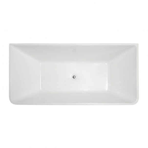 Anzzi Brand FT-AZ099 Zenith Series 5.58 ft. Freestanding Bathtub in White