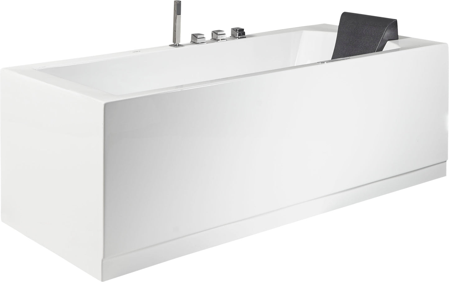 EAGO AM154ETL-L6 6 ft AcrylicRectangular Whirlpool Bathtub w Fixtures