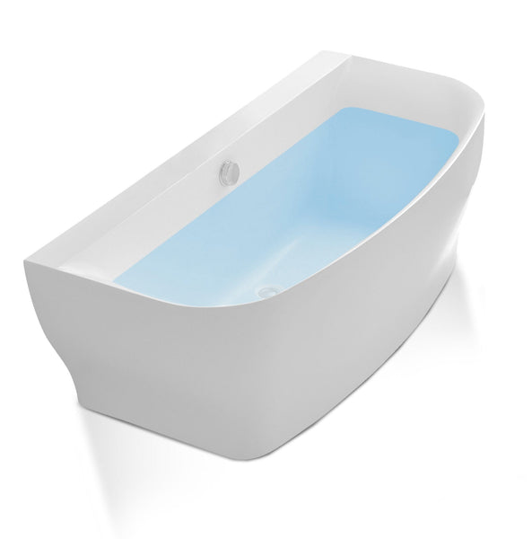 Anzzi Brand FT-AZ112 Bank Series 5.41 ft. Freestanding Bathtub in White