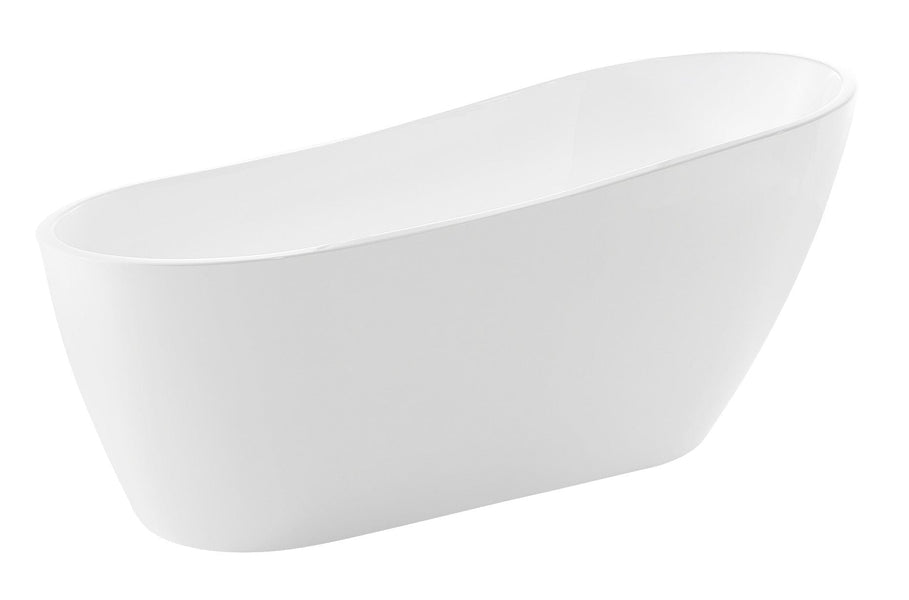 Anzzi Brand FT-AZ093 Trend Series 5.58 ft. Freestanding Bathtub in White